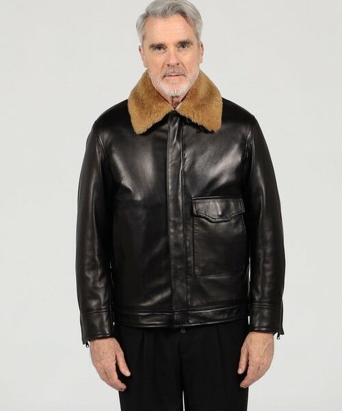 TOMORROWLAND / トゥモローランド ブルゾン | 【別注】EMMETI JAMES ラムレザー ムートン ブルゾン | 詳細2