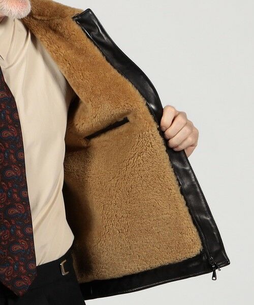 TOMORROWLAND / トゥモローランド ブルゾン | 【別注】EMMETI JAMES ラムレザー ムートン ブルゾン | 詳細5