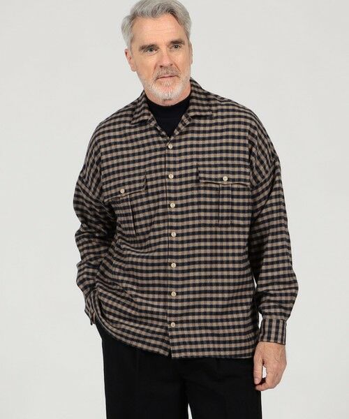 TOMORROWLAND / トゥモローランド ブルゾン | 【別注】GUY ROVER コットンフランネル オーバーシャツ | 詳細1