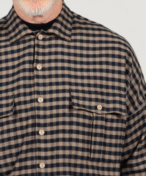 TOMORROWLAND / トゥモローランド ブルゾン | 【別注】GUY ROVER コットンフランネル オーバーシャツ | 詳細5