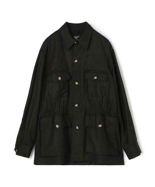 TOMORROWLAND/トゥモローランド 【WEB先行予約・別注】Willis&Geiger ウール シャツブルゾン DORMEUIL 57 カーキ 36 TOMORROWLAND/トゥモローランド 【WEB先行予約・別注】Willis&Geiger ウール シャツブルゾン DORMEUIL 57 カーキ 36