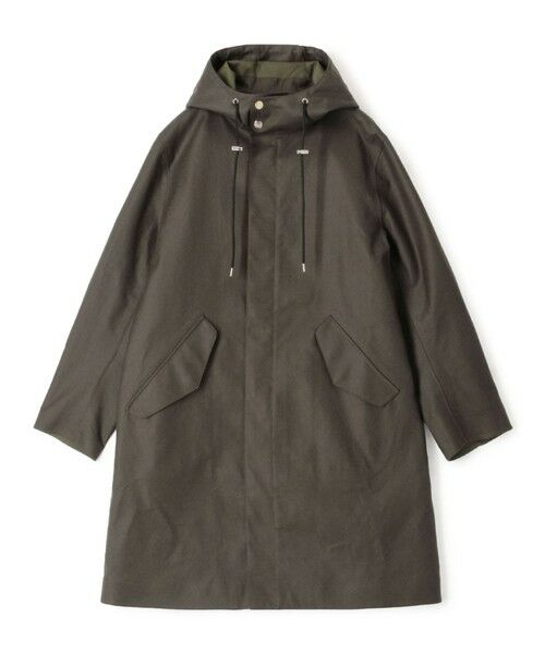 TOMORROWLAND/トゥモローランド 【別注】MACKINTOSH GRANISH ウールボンディング フーデッドコート 57 カーキ 36 TOMORROWLAND/トゥモローランド 【別注】MACKINTOSH GRANISH ウールボンディング フーデッドコート 57 カーキ 36