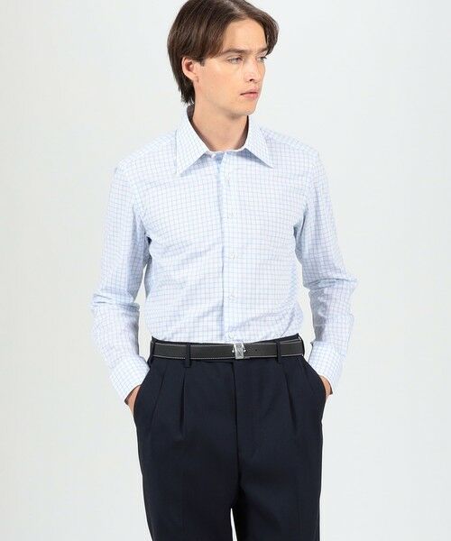 TOMORROWLAND / トゥモローランド シャツ・ブラウス | 100 HANDS コットン セミワイドカラー ロングスリーブチェックシャツ | 詳細1