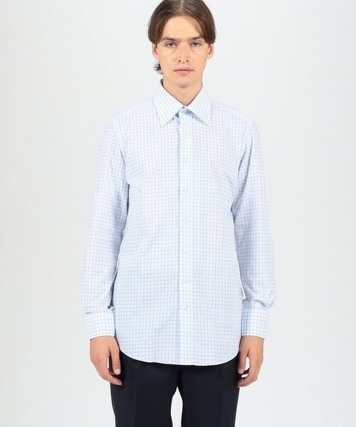 TOMORROWLAND / トゥモローランド シャツ・ブラウス | 100 HANDS コットン セミワイドカラー ロングスリーブチェックシャツ | 詳細2
