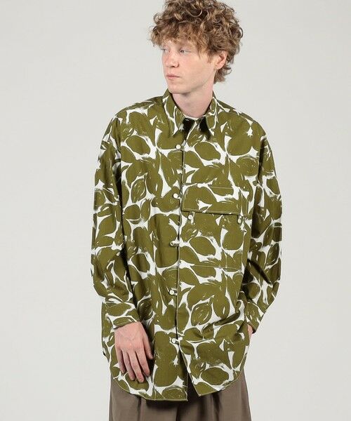 TOMORROWLAND / トゥモローランド シャツ・ブラウス | HAVERSACK ATTIRE コットン総柄 ロングスリーブシャツ | 詳細1