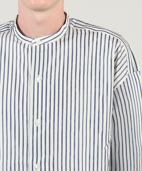 TOMORROWLAND / トゥモローランド シャツ・ブラウス | HAVERSACK ATTIRE シルク バンドカラーロングシャツ | 詳細5