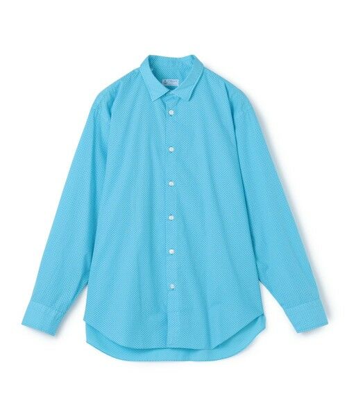 TOMORROWLAND / トゥモローランド シャツ・ブラウス | ERRICO FORMICOLA コットン レギュラーカラー ドットシャツ(66 ブルー系)