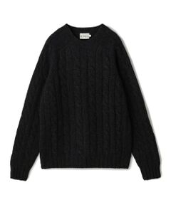 TOMORROWLAND / トゥモローランド ニット・セーター | INVERALLAN ウールケーブル クルーネックプルオーバーニット