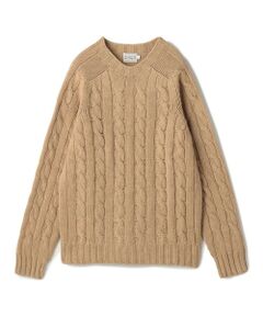 TOMORROWLAND / トゥモローランド ニット・セーター | INVERALLAN ウールケーブル クルーネックプルオーバーニット