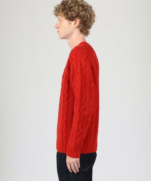 TOMORROWLAND / トゥモローランド ニット・セーター | INVERALLAN ウールケーブル クルーネックプルオーバーニット | 詳細3