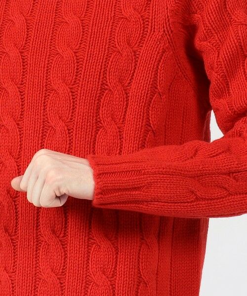 TOMORROWLAND / トゥモローランド ニット・セーター | INVERALLAN ウールケーブル クルーネックプルオーバーニット | 詳細6