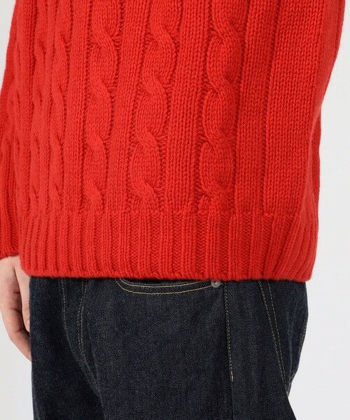 TOMORROWLAND / トゥモローランド ニット・セーター | INVERALLAN ウールケーブル クルーネックプルオーバーニット | 詳細7