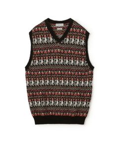 TOMORROWLAND / トゥモローランド ニット・セーター | 【別注】Raffa Molina フェアアイル Vネック ニットベスト