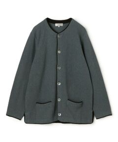 TOMORROWLAND / トゥモローランド カーディガン・ボレロ | 【別注】Raffa Molina パイピング クルーネック ニットカーディガン