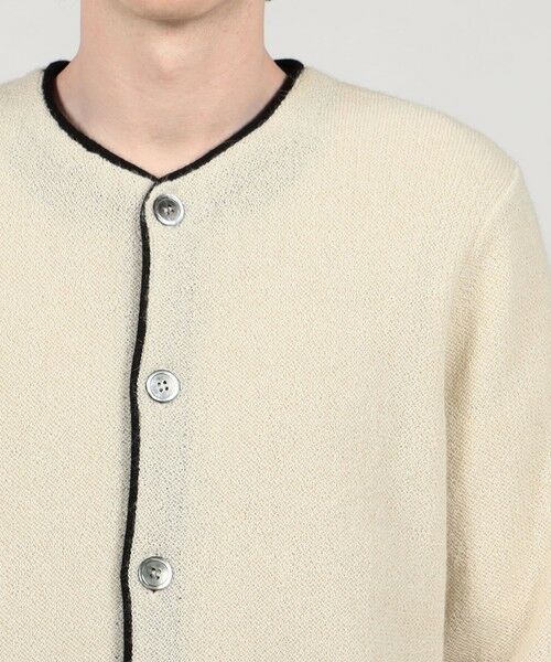 TOMORROWLAND / トゥモローランド カーディガン・ボレロ | 【別注】Raffa Molina パイピング クルーネック ニットカーディガン | 詳細5