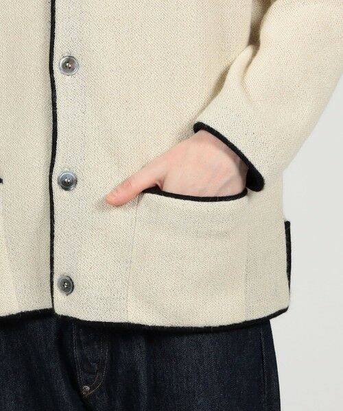 TOMORROWLAND / トゥモローランド カーディガン・ボレロ | 【別注】Raffa Molina パイピング クルーネック ニットカーディガン | 詳細9