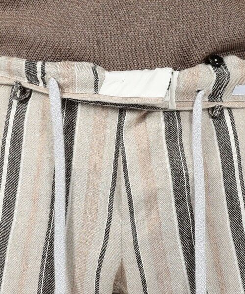 TOMORROWLAND / トゥモローランド スラックス・ドレスパンツ | PT TRINO SLIM JOGGER リネンストライプ イージースラックス | 詳細7