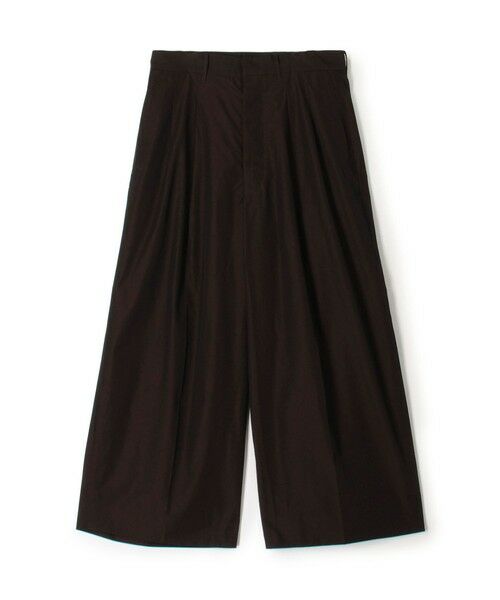 TOMORROWLAND / トゥモローランド その他パンツ | HAVERSACK ATTIRE コットン タックワイドパンツ(49 ダークブラウン)