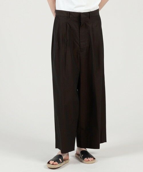 TOMORROWLAND / トゥモローランド その他パンツ | HAVERSACK ATTIRE コットン タックワイドパンツ | 詳細1