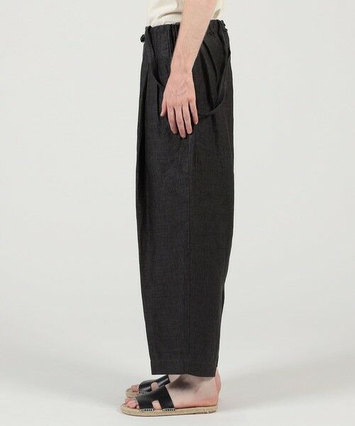 TOMORROWLAND / トゥモローランド その他パンツ | HAVERSACK ATTIRE リネン ワイドテーパード サロペットパンツ | 詳細3