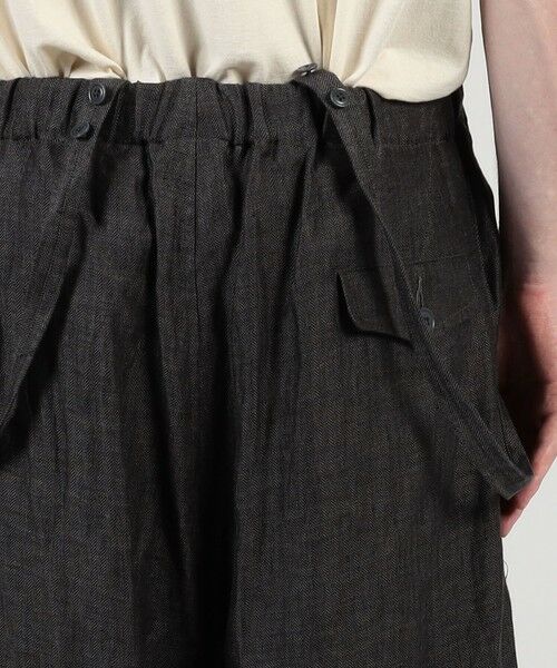 TOMORROWLAND / トゥモローランド その他パンツ | HAVERSACK ATTIRE リネン ワイドテーパード サロペットパンツ | 詳細6