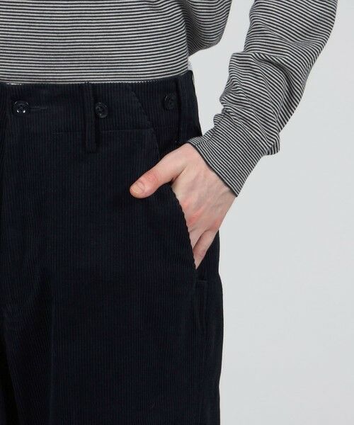 TOMORROWLAND / トゥモローランド その他パンツ | Tangent JOHAN TAN13°  Swedish cinch back trousers  コットンコーデュロイ ワイドパンツ | 詳細7