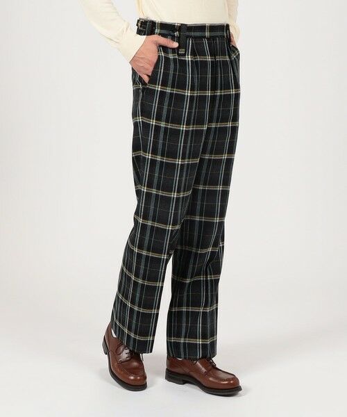 TOMORROWLAND / トゥモローランド スラックス・ドレスパンツ | Tangent Patt TAN25° British Barrack Trousers ウール 1プリーツ ストレートパンツ | 詳細1