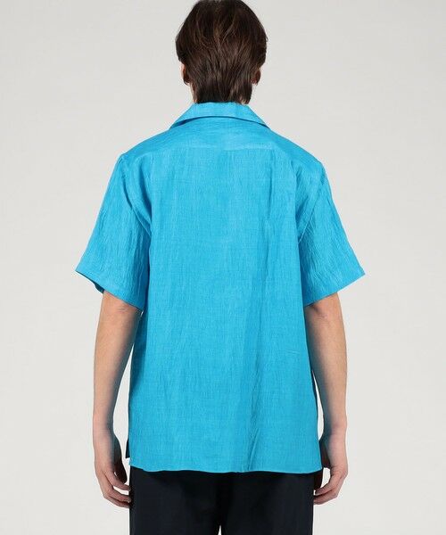 TOMORROWLAND / トゥモローランド シャツ・ブラウス | ERRICO FORMICOLA リネンナイロン ダブルポケット オープンカラーシャツ | 詳細4