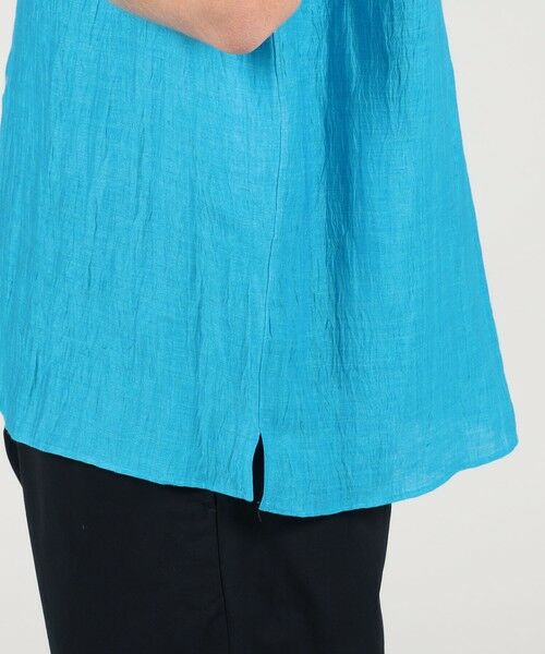 TOMORROWLAND / トゥモローランド シャツ・ブラウス | ERRICO FORMICOLA リネンナイロン ダブルポケット オープンカラーシャツ | 詳細7