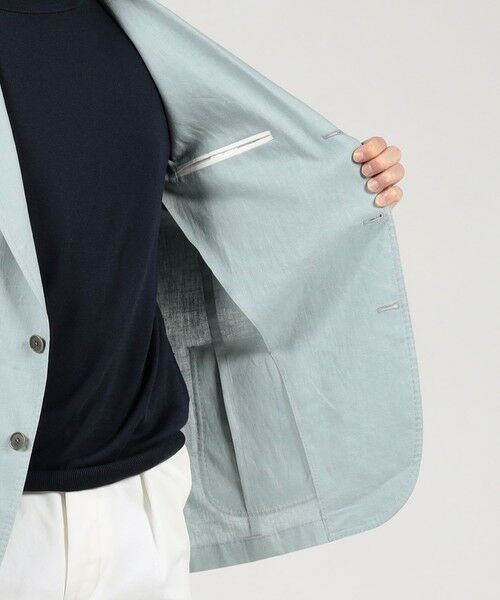 TOMORROWLAND / トゥモローランド テーラードジャケット | ERRICO FORMICOLA リネン シングルブレステッド3Bジャケット | 詳細5
