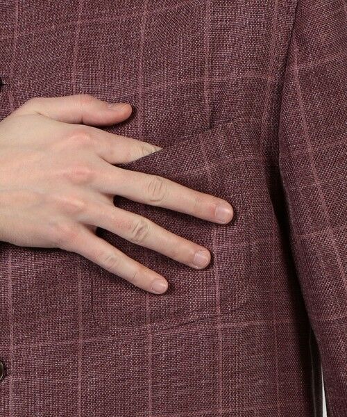 TOMORROWLAND / トゥモローランド ブルゾン | 【別注】CARUSO ウールシルクリネン フォレスティエールジャケット | 詳細8