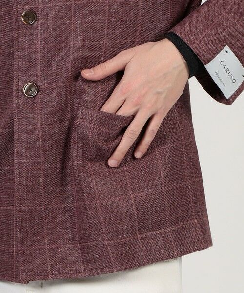 TOMORROWLAND / トゥモローランド ブルゾン | 【別注】CARUSO ウールシルクリネン フォレスティエールジャケット | 詳細9