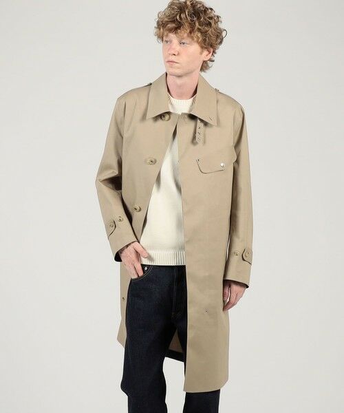 TOMORROWLAND / トゥモローランド ステンカラーコート | MACKINTOSH GILSTON ゴム引き バイカーズコート | 詳細1