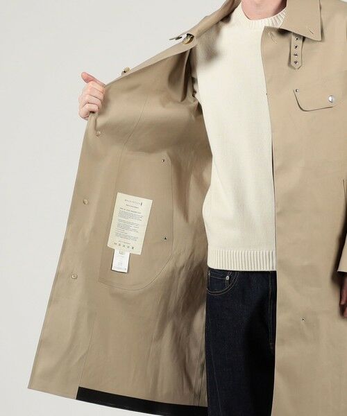 TOMORROWLAND / トゥモローランド ステンカラーコート | MACKINTOSH GILSTON ゴム引き バイカーズコート | 詳細5