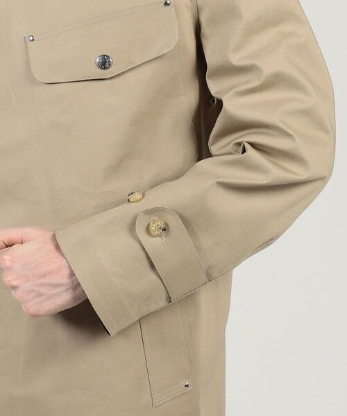 TOMORROWLAND / トゥモローランド ステンカラーコート | MACKINTOSH GILSTON ゴム引き バイカーズコート | 詳細8