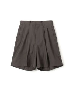 TOMORROWLAND / トゥモローランド ショート・ハーフ・半端丈パンツ | HAVERSACK ATTIRE ポリエステルウール タックショートパンツ