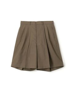 TOMORROWLAND / トゥモローランド ショート・ハーフ・半端丈パンツ | HAVERSACK ATTIRE ポリエステルウール タックショートパンツ