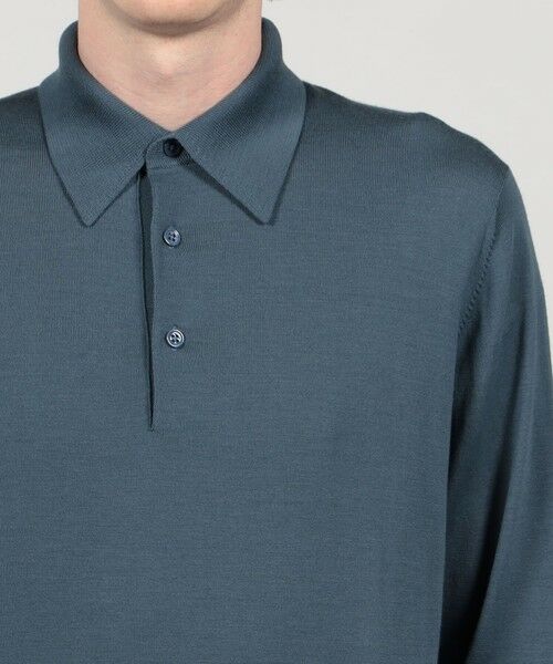 TOMORROWLAND / トゥモローランド ニット・セーター | TOMORROWLAND tricot スーパーファインメリノウール ニットポロシャツ S-WOOL | 詳細5
