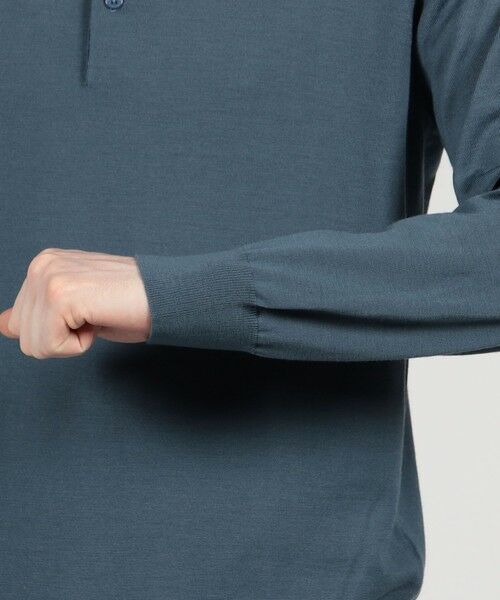 TOMORROWLAND / トゥモローランド ニット・セーター | TOMORROWLAND tricot スーパーファインメリノウール ニットポロシャツ S-WOOL | 詳細7