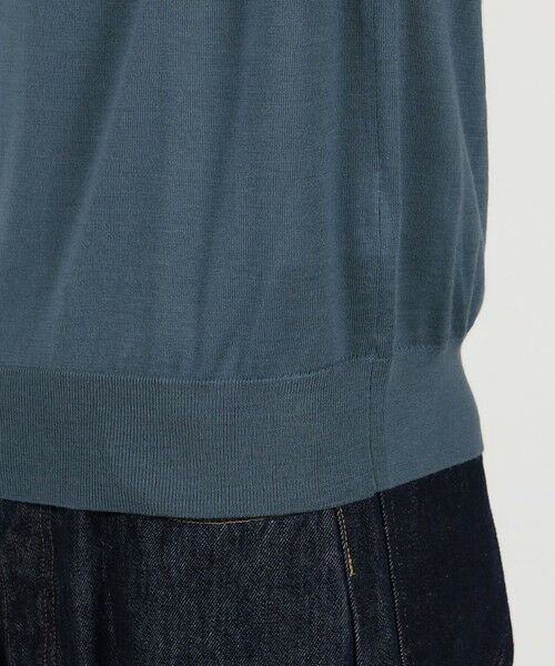 TOMORROWLAND / トゥモローランド ニット・セーター | TOMORROWLAND tricot スーパーファインメリノウール ニットポロシャツ S-WOOL | 詳細8