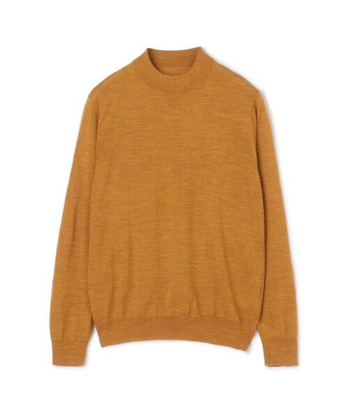 TOMORROWLAND/トゥモローランド TOMORROWLAND tricot スーパーファインメリノウール モックネックプルオーバー S-WOOL 25 イエロー M