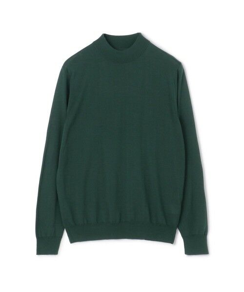 TOMORROWLAND/トゥモローランド TOMORROWLAND tricot スーパーファインメリノウール モックネックプルオーバー S-WOOL 55 グリーン XS