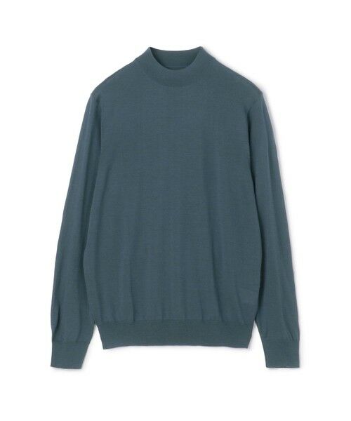 TOMORROWLAND/トゥモローランド TOMORROWLAND tricot スーパーファインメリノウール モックネックプルオーバー S-WOOL 63 ライトブルー M