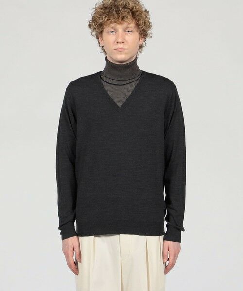 TOMORROWLAND / トゥモローランド ニット・セーター | TOMORROWLAND tricot スーパーファインメリノウール Vネックプルオーバー S-WOOL | 詳細2