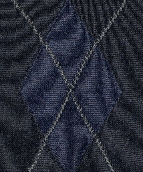 TOMORROWLAND / トゥモローランド ニット・セーター | 【別注】JOHN SMEDLEY ウール アーガイルクルーネック プルオーバーニット | 詳細10