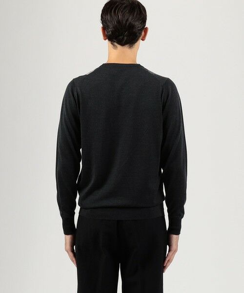 TOMORROWLAND / トゥモローランド ニット・セーター | 【別注】JOHN SMEDLEY ウール アーガイルクルーネック プルオーバーニット | 詳細4