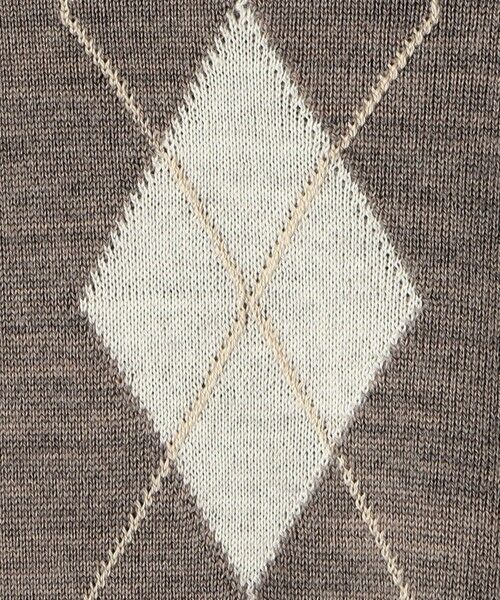 TOMORROWLAND / トゥモローランド ニット・セーター | 【別注】JOHN SMEDLEY ウール アーガイルクルーネック プルオーバーニット | 詳細9