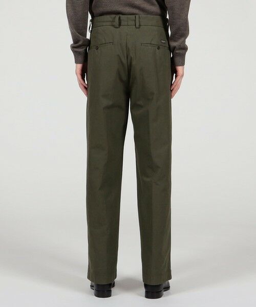 TOMORROWLAND / トゥモローランド チノ・ワークパンツ | 60/3 コットンオックスフォード 1プリーツバレルパンツ | 詳細3