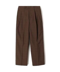 TOMORROWLAND / トゥモローランド スラックス・ドレスパンツ | SUPER120’Sウール 2プリーツ ワイドストレート バレルパンツ