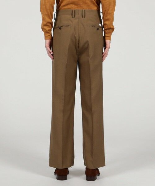 TOMORROWLAND / トゥモローランド スラックス・ドレスパンツ | SUPER120’Sウール 2プリーツ ワイドストレート バレルパンツ | 詳細4